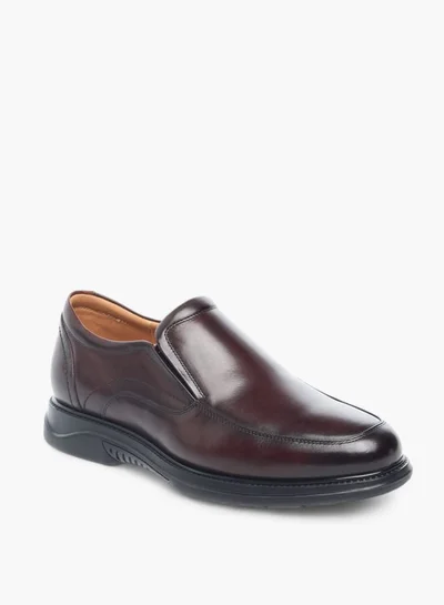 لو كونفورت Mens Solid Slip-On Loafers