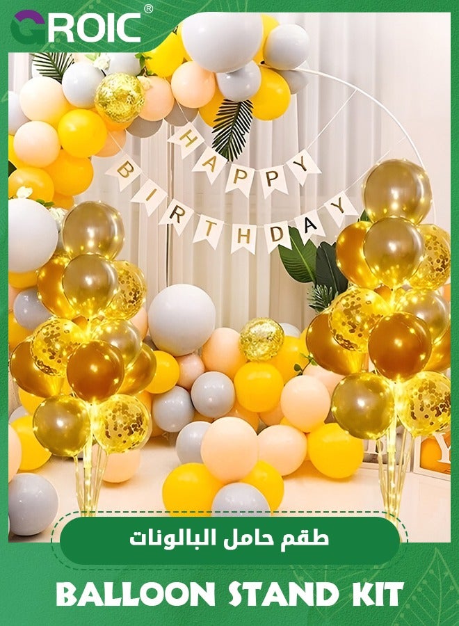 GROIC Party Balloons ,2Pack Balloon Stand, Golden Birthday Party Decoration Bachlor Banquet Graduation Balloon Centerpieces,Party Decoration,Party Decoration - Image 5