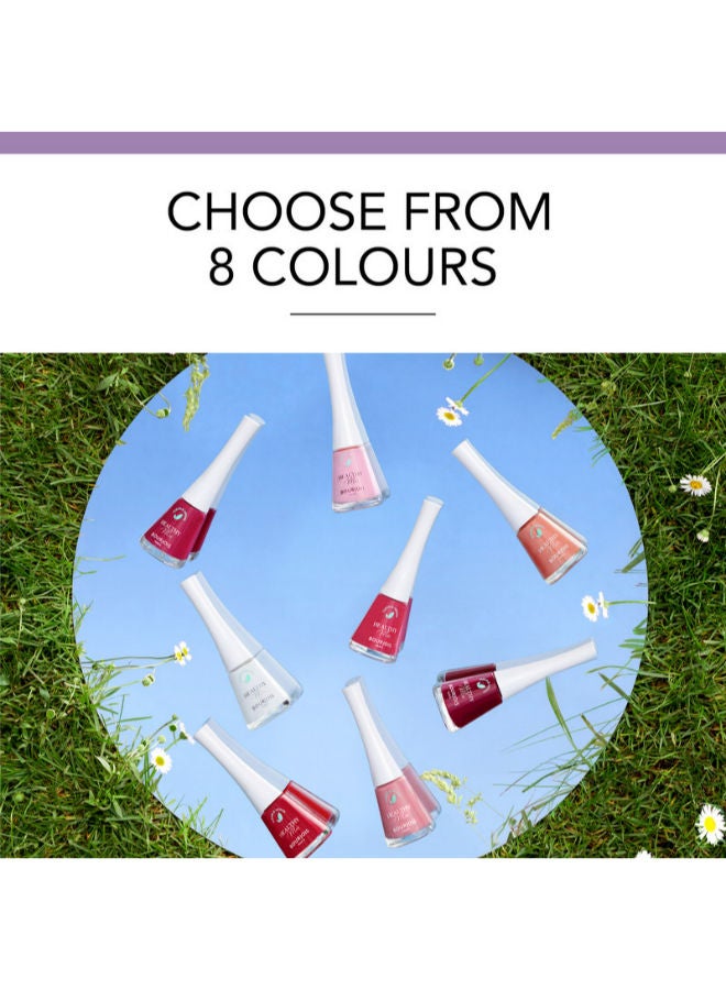 BOURJOIS PARIS Bourjois Healthy Mix Vegan Nail Polish 250–Berry Cute 9ml  - Image 5