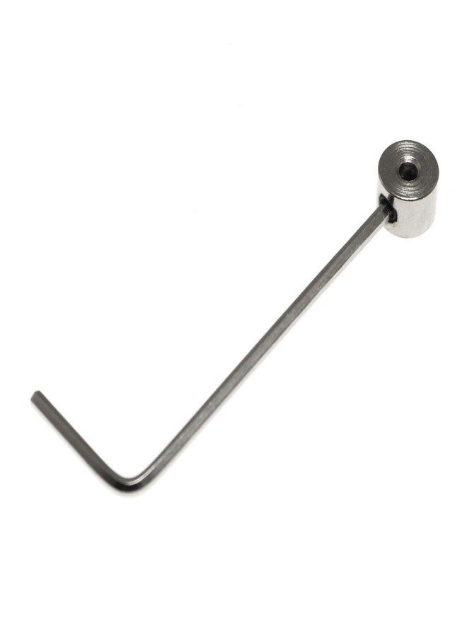 Maxmoral 20PCS Pin Back Clutch with Locking Tool 6 x 5mm Metal Locking Pin Keepers (with 1.5mm Tool) for Leather Jackets Caps Hats and Vests - Image 4