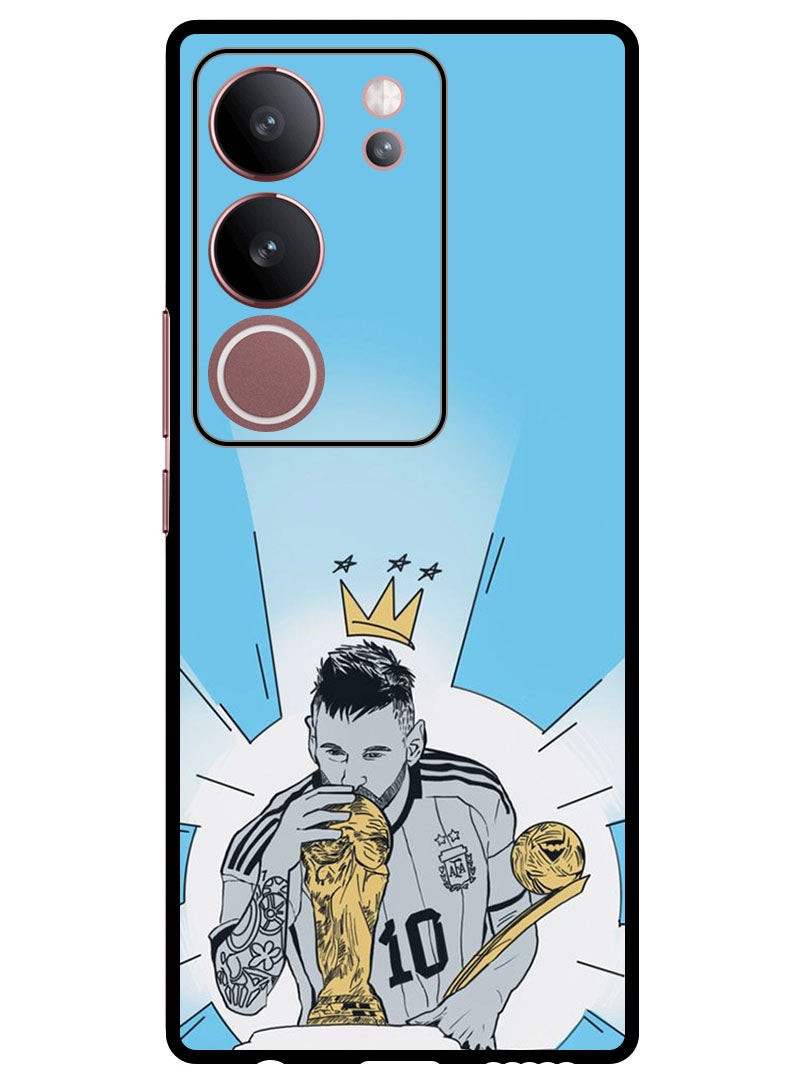 Theodor Protective Case Anti Scratch Shock Proof Bumper Cover For Vivo V29 - V29 Pro Messi Kiss WC - Image 1