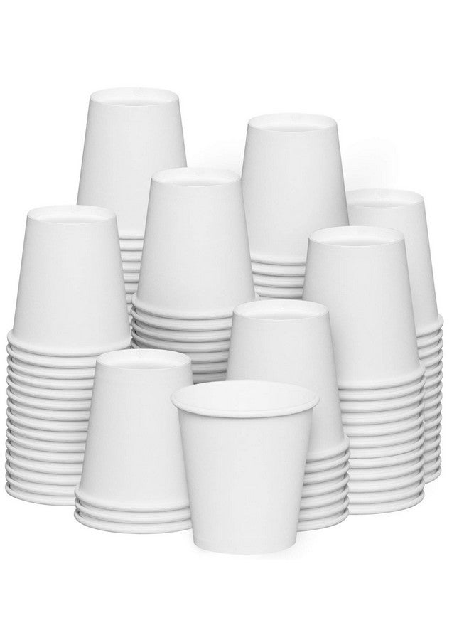 GUSTO [3 oz. - 600 Count White Small Paper Cups, Disposable Mini Bathroom Mouthwash Cups - Eco-Friendly and Versatile (Formerly Comfy Package) - Image 1