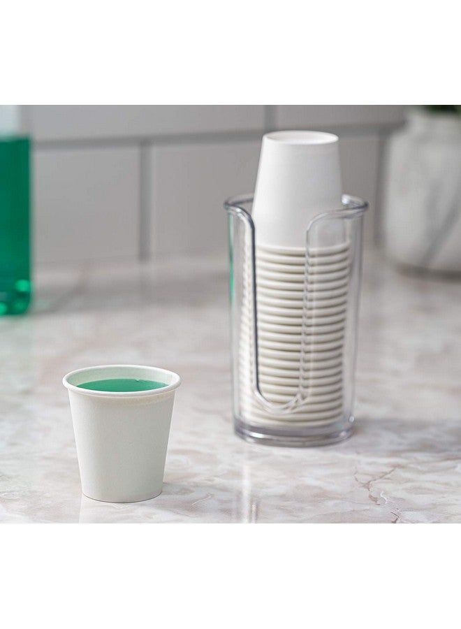 GUSTO [3 oz. - 600 Count White Small Paper Cups, Disposable Mini Bathroom Mouthwash Cups - Eco-Friendly and Versatile (Formerly Comfy Package) - Image 3