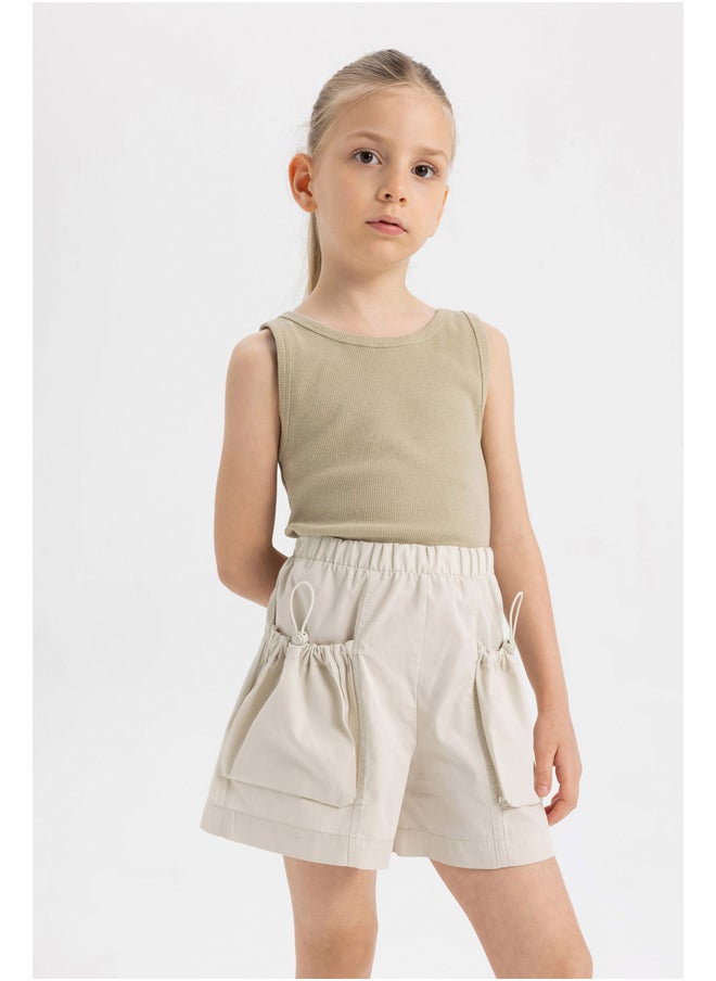 DeFacto Girl Woven Cargo Shorts  - Image 3