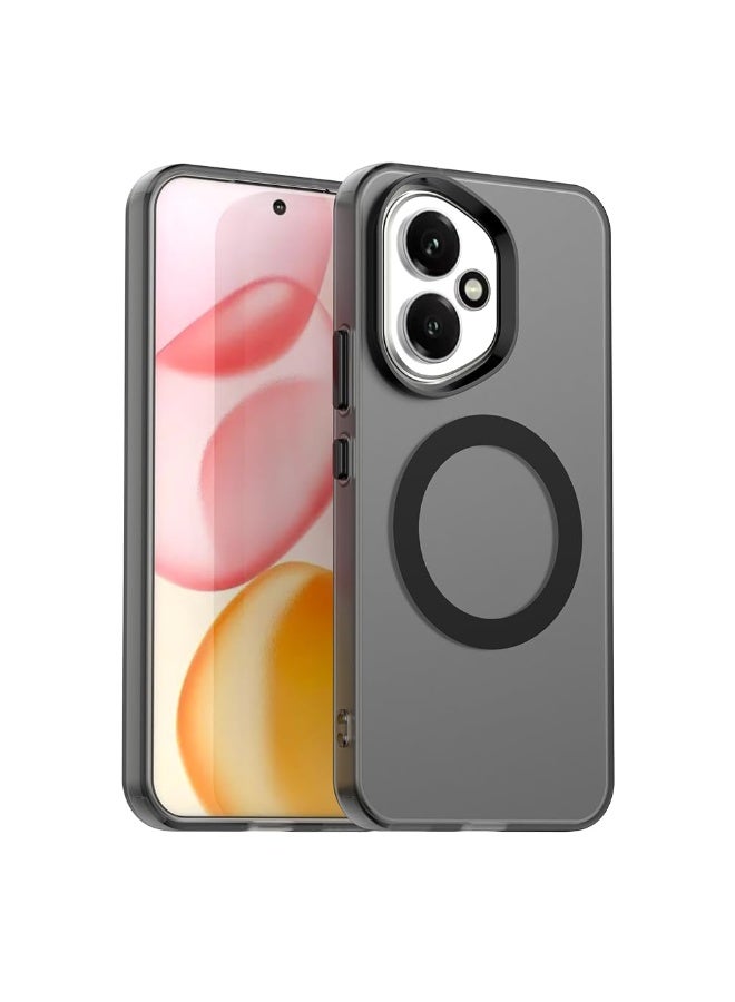 عام مغناطيسي لهونر 400: 【متوافق مع ماج سيف】 غطاء هاتف شبه شفاف مات مقاوم للصدمات - هونر 400 غطاء رفيع مقاوم للسقوط بمواصفات عسكرية من السيليكون - Image 1