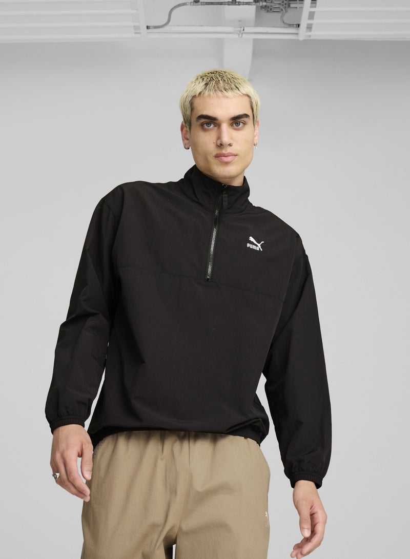 بوما قميص CLASSICS منسوج بقصة فضفاضة ورقبة دائرية ضيقة للرجال - Image 1