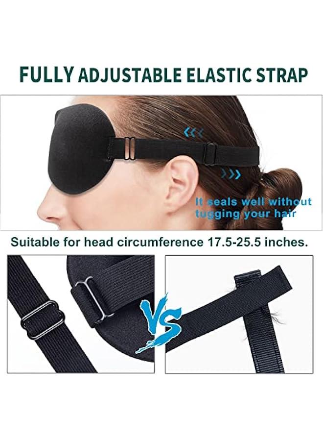 Sleep Mask for Back and Side Sleeper, Block Out Light, Sleeping Eye Mask of 3D Night Blindfold, Zero Pressure Ultralight Travel Eye Cover Purple - Image 4