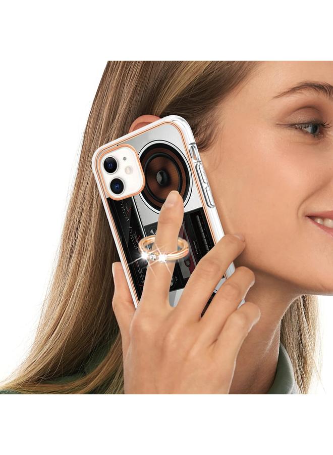 Zaboon Case For iPhone 11 Electroplating Dual-side IMD Phone Case with Ring Holder - Image 5