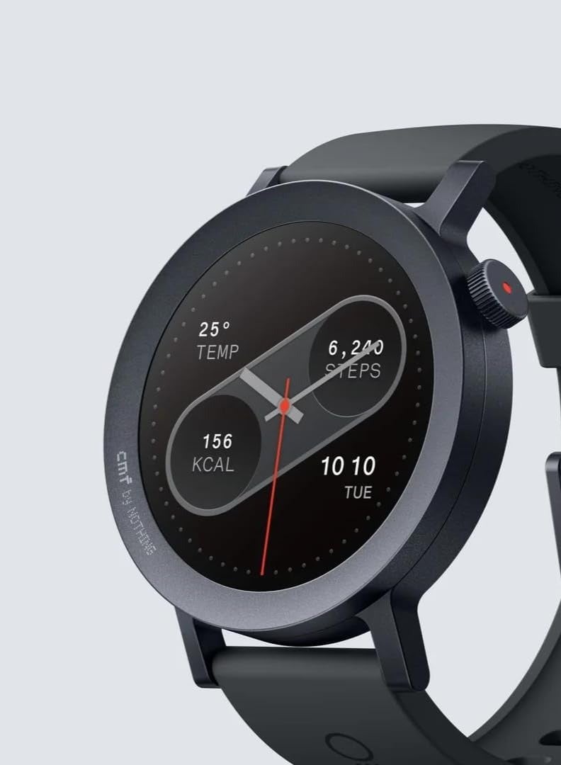 CMF by Nothing Watch Pro 2, 1.32" AMOLED, auto-brightness,Gesture Control, 3D warmup guide,GPS Smartwatch - Ash Grey - Image 3