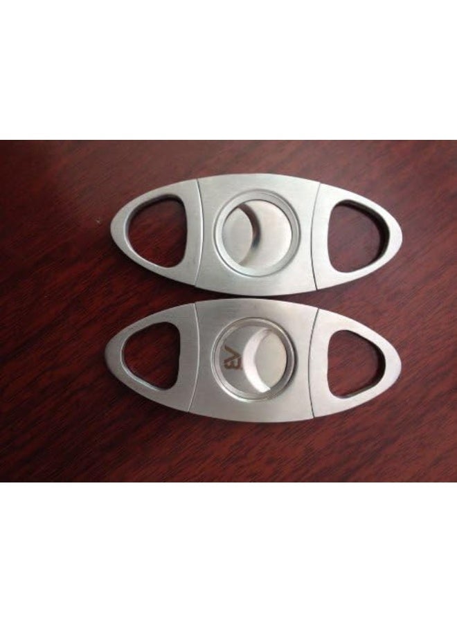 Alaska BearÂ® Cigar Cutter Stainless Steel Guillotine Double Cut Blade in Black Gift Pouch - Image 5