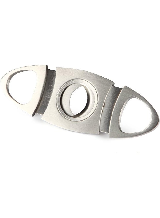 Alaska BearÂ® Cigar Cutter Stainless Steel Guillotine Double Cut Blade in Black Gift Pouch - Image 4