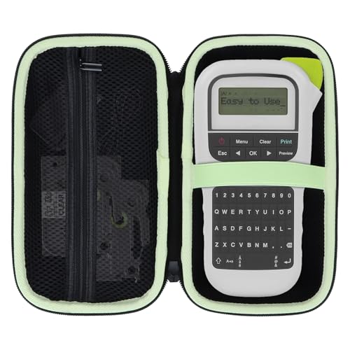 Peyyargo Case Compatible with Brother PTouch PTH110 PTH111 Pro PTE110 Portable Monochrome Label Maker Black - Image 1