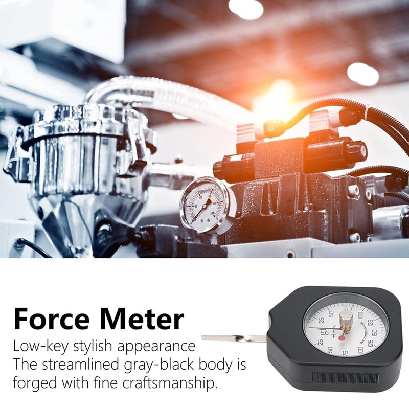 Alloy Dial Tensionmeter Double Needle Force Gauge 150g Portable Mechanical Pressure Scale - Image 4