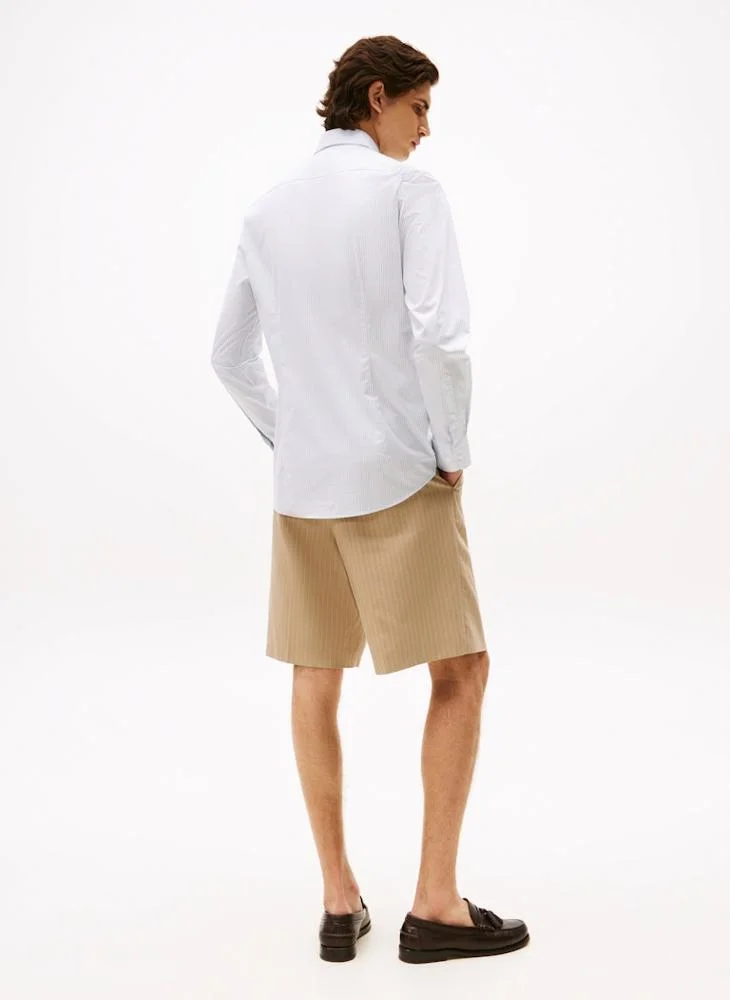 تومي هيلفيغر Slim Stretch Stripe Shirt