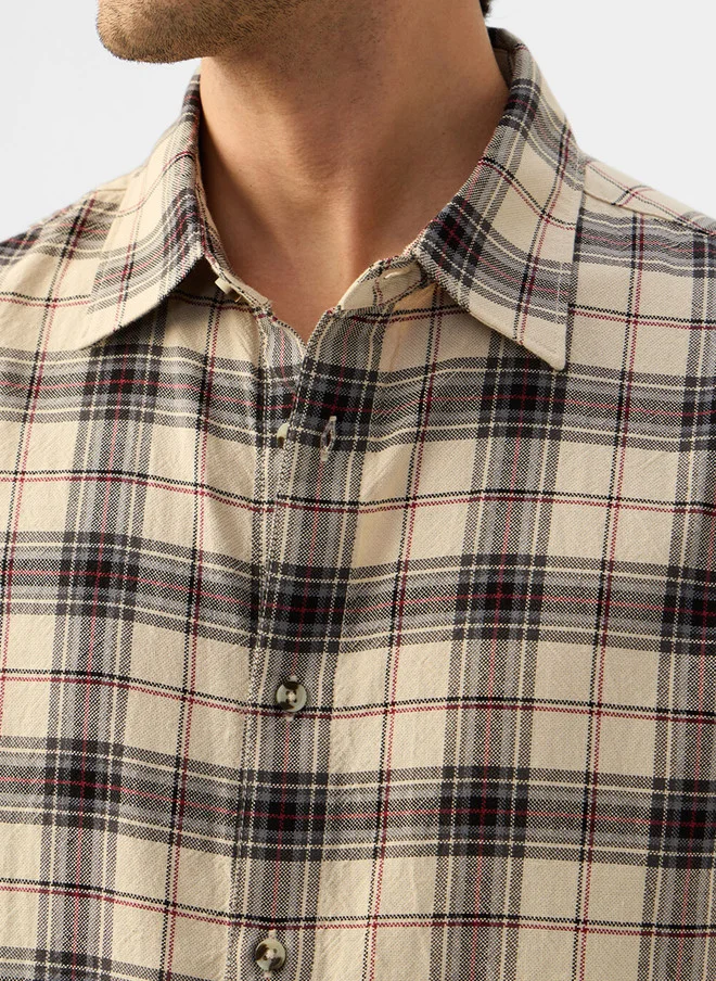 The Souled Store The Souled Store Men Slim Fit Checked Casual Shirt