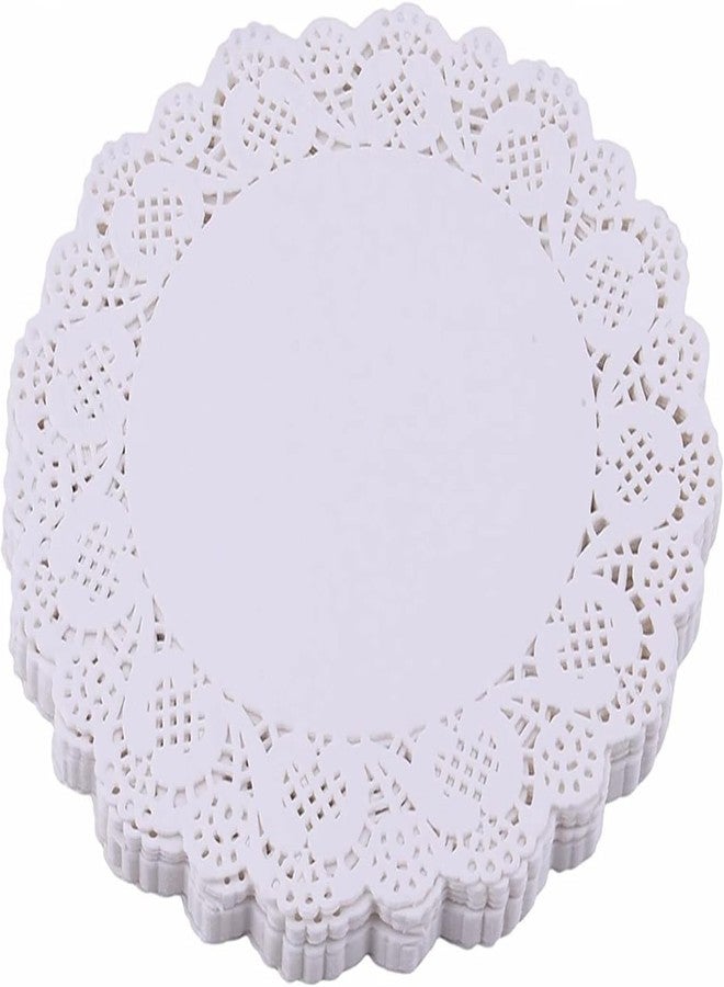 AUTOWRAP White Paper Lace Doilies - 10.5 inch Disposable Paper Placemats for Baked, Grilled, Fried Food,Tableware Decoration (100 pc) - Image 1