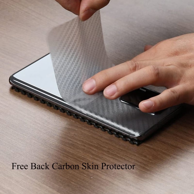 Ibywind 2 Pcs Screen Protector For Samsung Galaxy S20 Ultra 5G 6.9",Flexible TPU Film,With 1Pc Camera Lens Protector,1Pc Back Film,Bubble Free[Easy to install] - Image 4