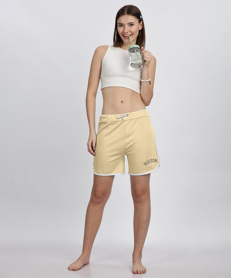 SHODOX® 100% Cotton Women Casual Shorts - Printed Short for Gym, Yoga, Cycling, Dance, Summer - Regular Fit (Pack of 2) - Image 5