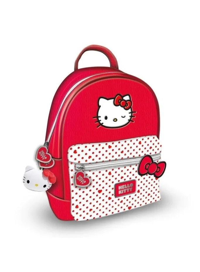 بيراميد حقيبة ظهر عصرية هالو كيتي بنقوش البولكا دوت