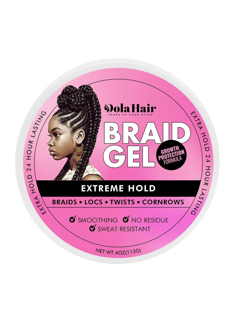 Dolahair - Dolahair Braid Gel  Extra Hold Lock Gel for Natural Hair Dreads Braids and Retwists - Image 1