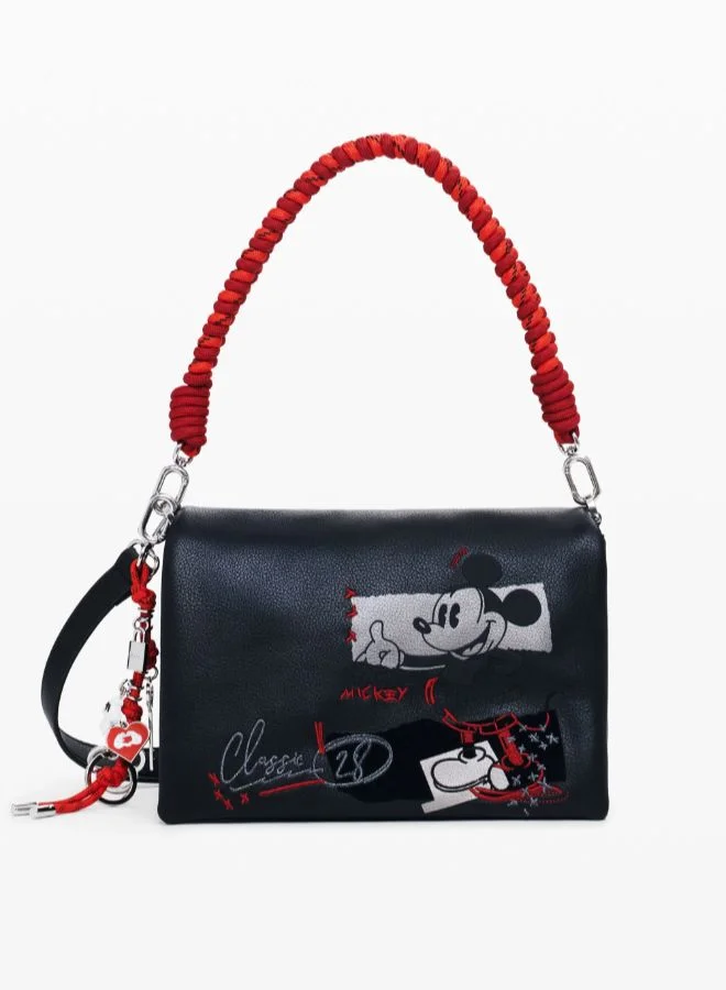 Medium Mickey faux leather crossbody bag
