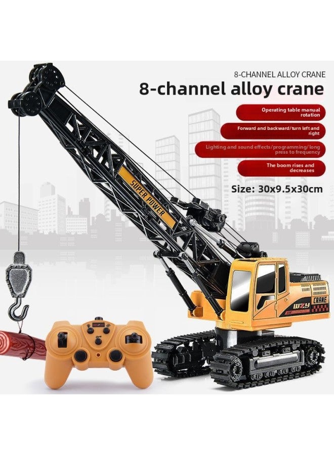 Remote Control Simulation Engineering Car Alloy Car Model Children's Toy Car Excavator Suit Hot Toy Wholesale-Color:Alloy-twelve-way Gray Excavator [color Box]-Scale:[top Configuration] 3 Sets Of Charging Sets