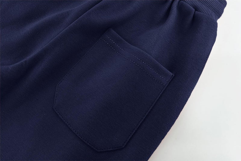ACESTAR Kids Unisex Plain Sweatpants Cotton Drawstring Casual Pull-on Jogger Pants for Boys or Girls (Navy Blue,160/13-14Years) - Image 5