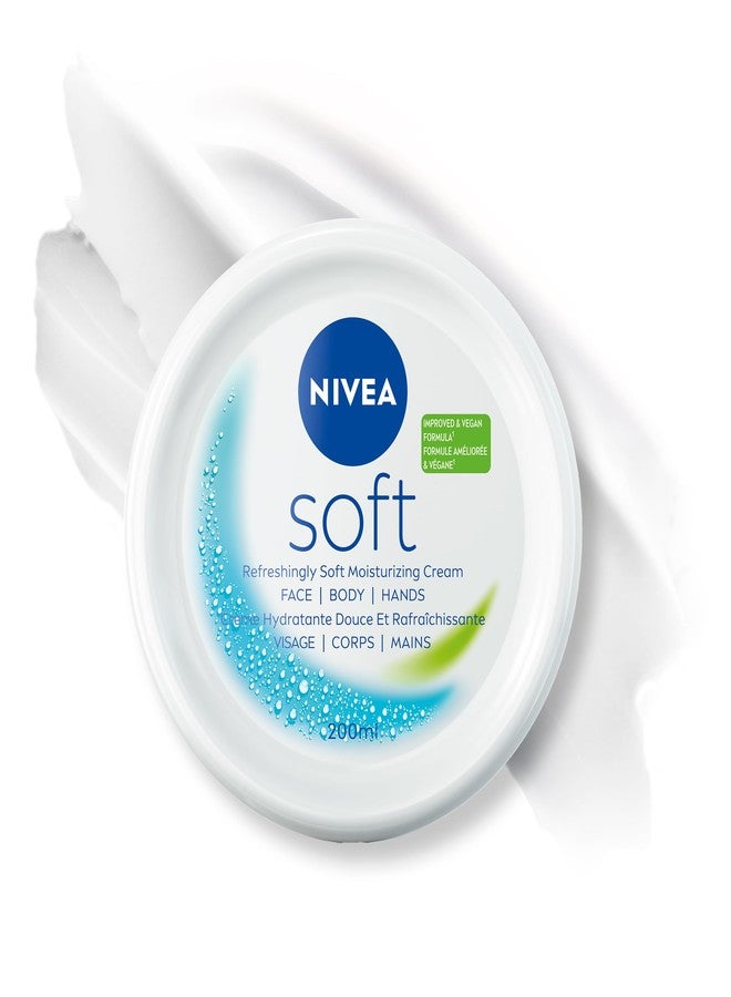 NIVEA Soft Moisturizing Creme 6.8 Ounce (Pack of 4) - Image 1