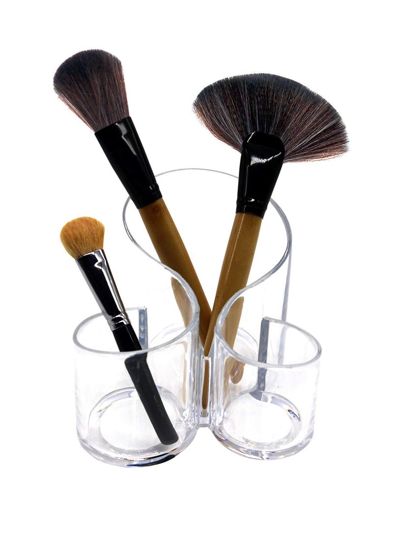 ENN Maruti ENN Acrylic Makeup Accessories Multipurpose Desk Organizer Stand for Nail Polish Hair Combs Eyeliner Makeup Brush Organisers Toothbrush Holder - Image 1