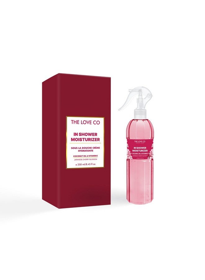 ذا لوف كو. مرطب الجسم أثناء الاستحمام بخلاصة زهرة الكرز اليابانية من ذا لوف كو | زيت جوز الهند وزيت الشيا | لجميع أنواع البشرة | يرطب ويزيد من نضارة البشرة | يقلل من الجفاف والحبوب الناتجة عن جفاف الجلد | غير دهني | 250 مل - Image 1