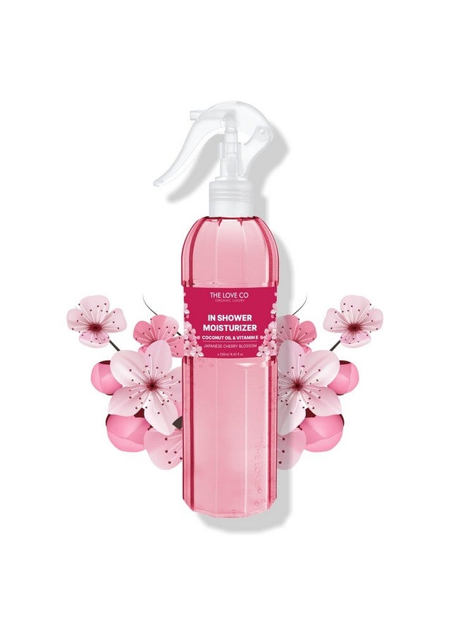 ذا لوف كو. مرطب الجسم أثناء الاستحمام بخلاصة زهرة الكرز اليابانية من ذا لوف كو | زيت جوز الهند وزيت الشيا | لجميع أنواع البشرة | يرطب ويزيد من نضارة البشرة | يقلل من الجفاف والحبوب الناتجة عن جفاف الجلد | غير دهني | 250 مل - Image 2