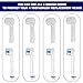 ibrush 4 Pack Protective Cover Cap Compatible with Oral B Replacement Heads Fits for Cross Action Brush Heads and Pro 500 1000 1500 Electric Toothbrushes - Image 4