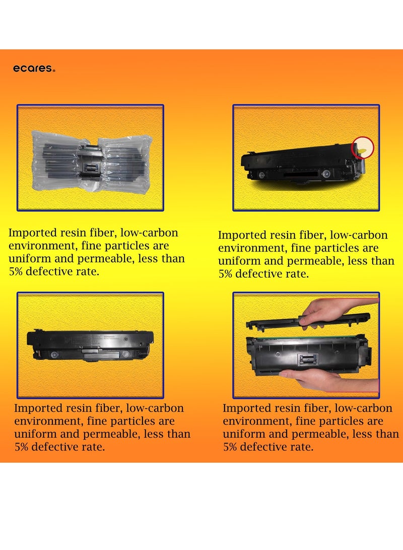 ECARES® 207A Compatible Toner Cartridge W2213 Color Laserjet Pro M255nw M255dw MFP M282nw M283fdn M283fdw Printer (Magenta) - Image 3