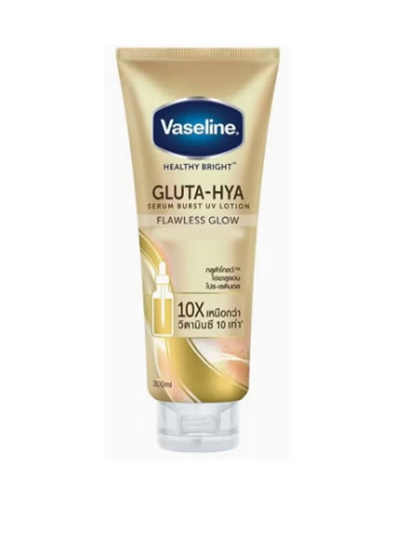 Vaseline Gluta-Hya Serum Burst UV Lotion Flawless Glow 300ml