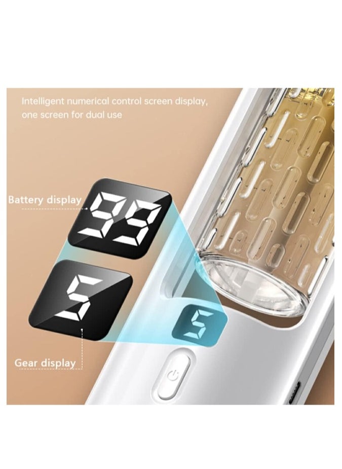 OASIS-TH Automatic Aromatherapy Diffuser, New Small Essential Oil Diffusers for Home Intelligent Electric Aromatherapy Diffusers, Upgrade Rechargeable 5 Modes Aromatherapy With 4 Bottle Essential Oil  - Image 3