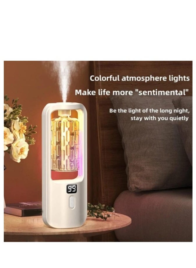 OASIS-TH Automatic Aromatherapy Diffuser, New Small Essential Oil Diffusers for Home Intelligent Electric Aromatherapy Diffusers, Upgrade Rechargeable 5 Modes Aromatherapy With 4 Bottle Essential Oil  - Image 4