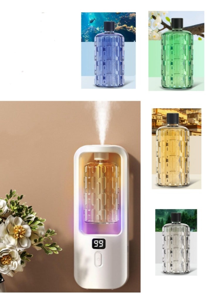 OASIS-TH Automatic Aromatherapy Diffuser, New Small Essential Oil Diffusers for Home Intelligent Electric Aromatherapy Diffusers, Upgrade Rechargeable 5 Modes Aromatherapy With 4 Bottle Essential Oil  - Image 1