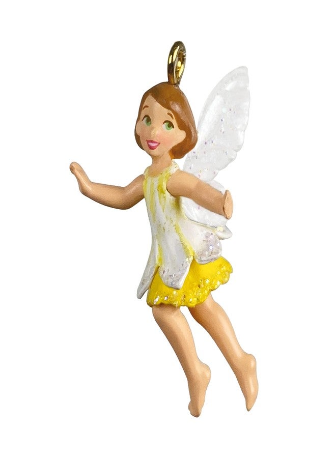 Hallmark Keepsake 1" Miniature Christmas Ornament 2021, Dainty Daffodil Fairy, Mini - Image 1