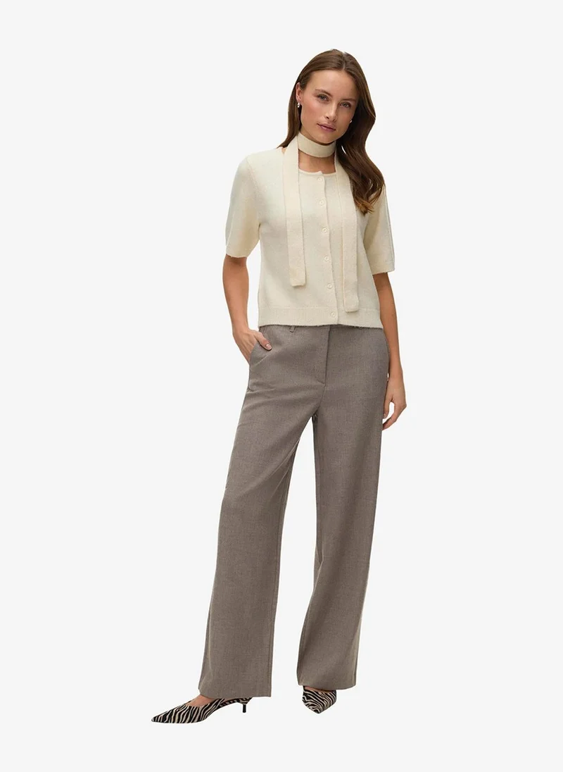 Vero Moda  Women's VMKAE Half Sleeve Scarf Cardigan Knit for Women | Best Price UAE