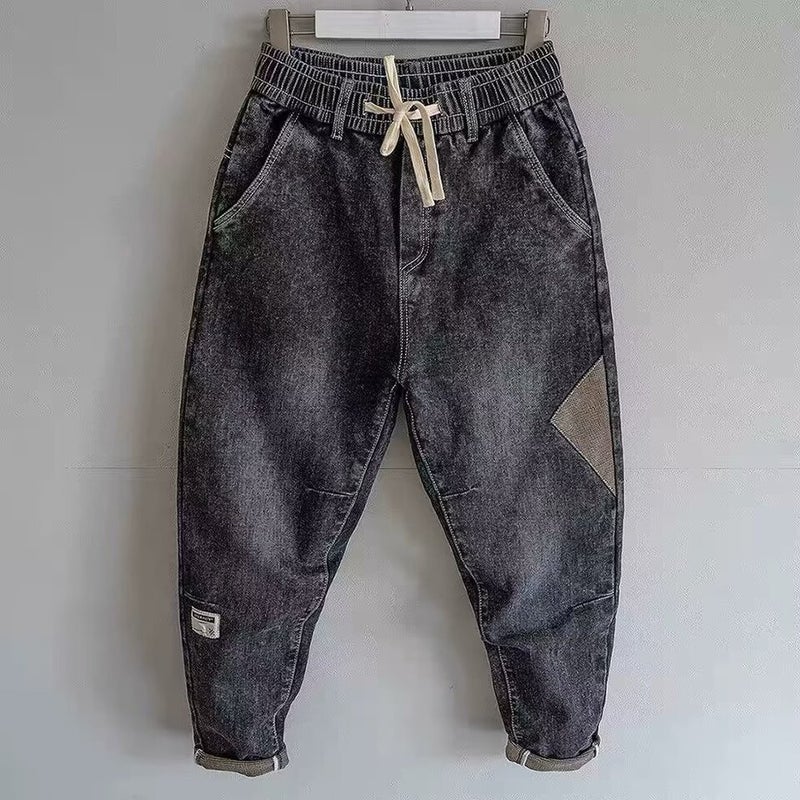 Unisex Classic Denim Jeans Loose Fit Daily Outdoor Wear - Image 1