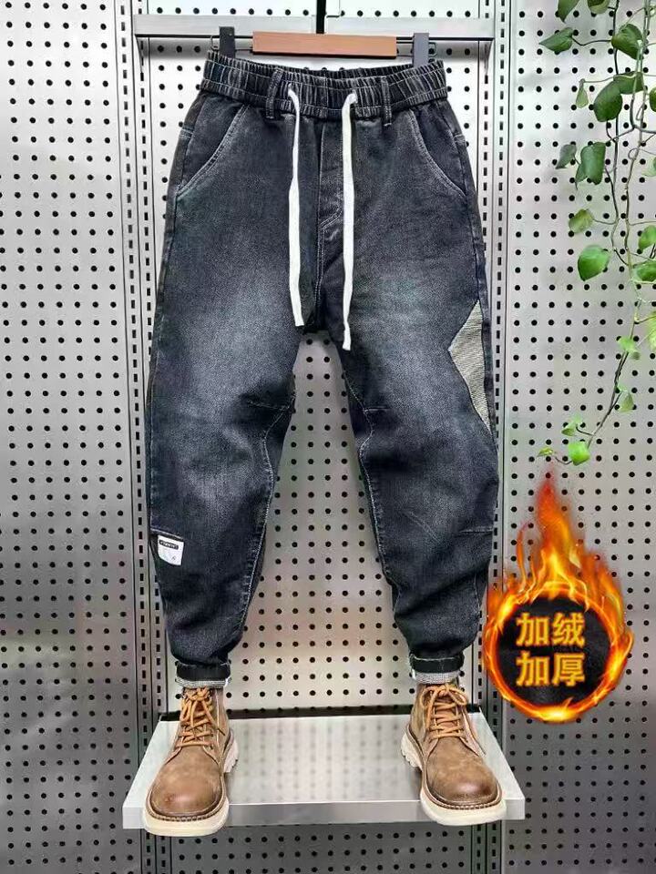 Unisex Classic Denim Jeans Loose Fit Daily Outdoor Wear - Image 3