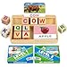 BenBen Spelling Games with Flash Cards 112 Words Montessori Toys for 3 4 5 6 Years Old Kids Wooden Matching Letters Games CVC Word Educational Learning Toys Gift for Preschool Kindergarten - Image 2