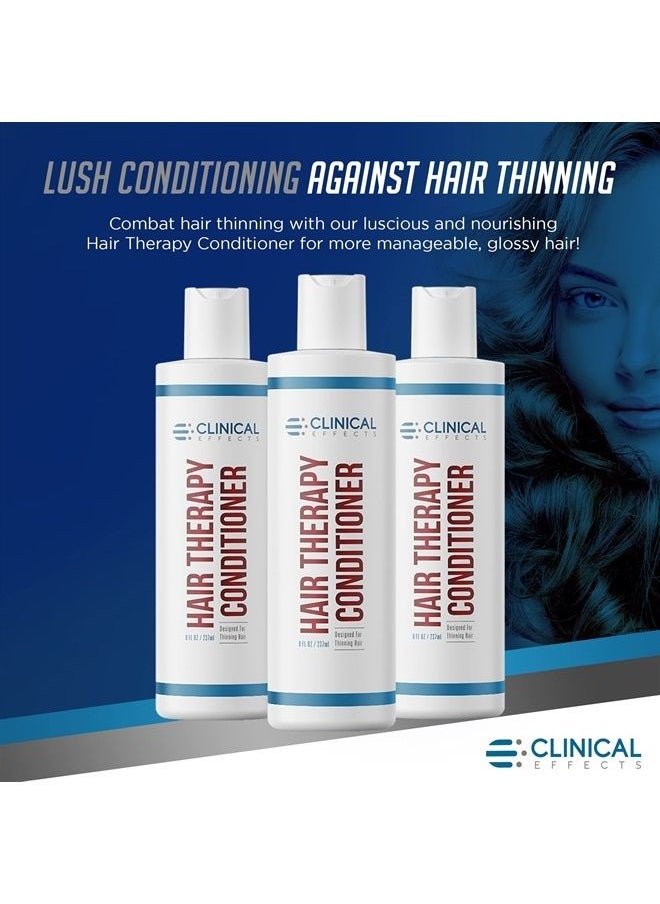Clinical Effects Hair Therapy Conditioner - Hair Growth Conditioner for Men and Women - Deep Conditioner with Biotin, Saw Palmetto and Panthenol - Made in the USA - 8 Fl oz  - Image 3