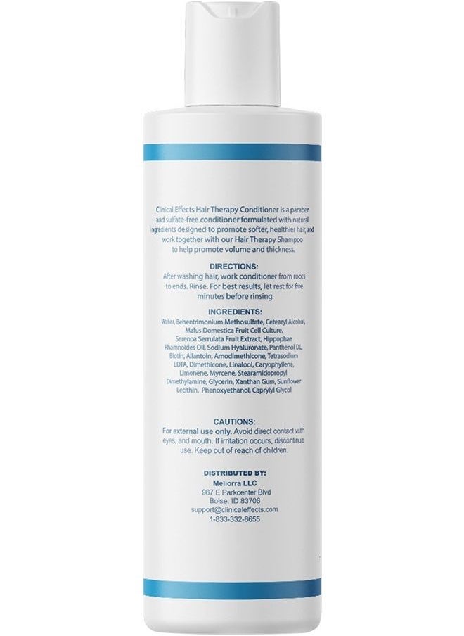 Clinical Effects Hair Therapy Conditioner - Hair Growth Conditioner for Men and Women - Deep Conditioner with Biotin, Saw Palmetto and Panthenol - Made in the USA - 8 Fl oz  - Image 2