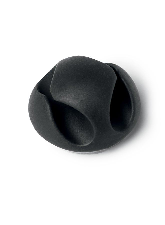 ديورابل مقاطع كابلات لاصقة لشاحن USB مزدوج | تنظيم أسلاك عملي للمكتب والمنزل | تثبيت لاصق قوي للسطوح النظيفة | مناسبة لكابلات حتى 5 ملم | بلاستيك مرن صنع في ألمانيا — ديوريبل - Image 1