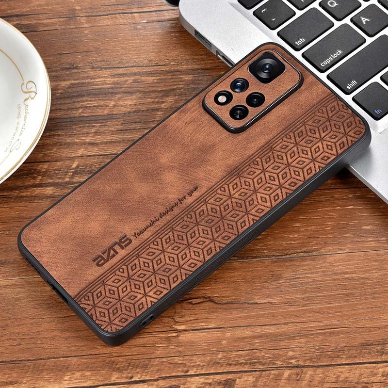 غطاء واقي، تصميم باللون الأسود بارز، مقاوم للصدمات لـ Redmi Note 14، أسود خفيف الحمل للاستخدام الداخلي للطاولة - Image 4