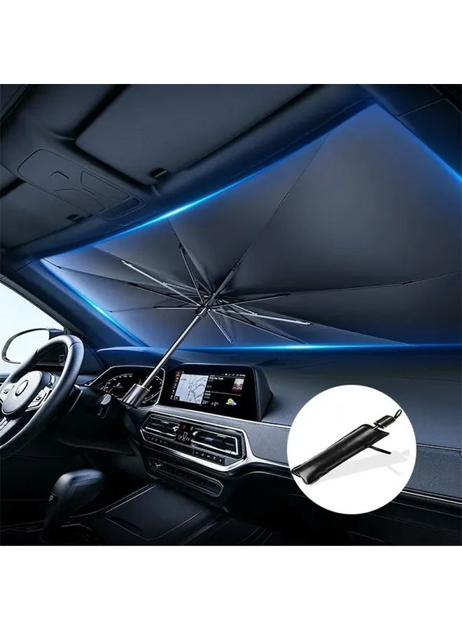 Large Size Foldable Car Windshield Sunshade Auto Front Window Cover Heat and UV Protection - Image 2
