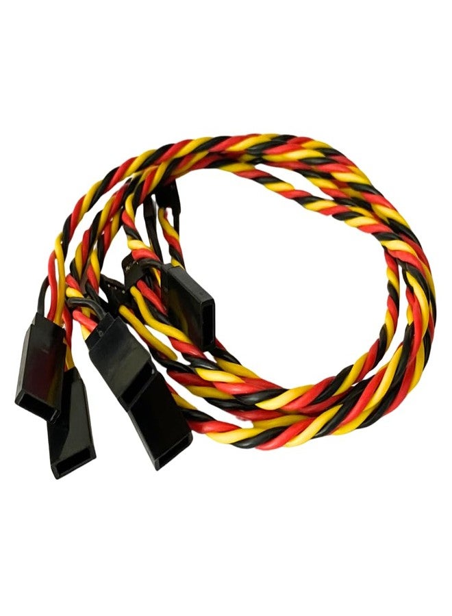 BackBay R/C BackBayRC - 20awg Twisted Servo Extension Cable - 100 Strands for RC Vehicles, Drones, E-Bikes - 6 Lengths / 5 Wires per Pack (30CM / 12in / 1ft) - Image 2