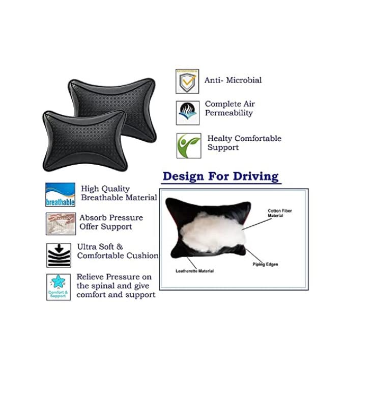 VOCADO Car Neck Pillow Cushion Neck Rest Neck Comforter Dolphin Type For Fortuner - Image 4