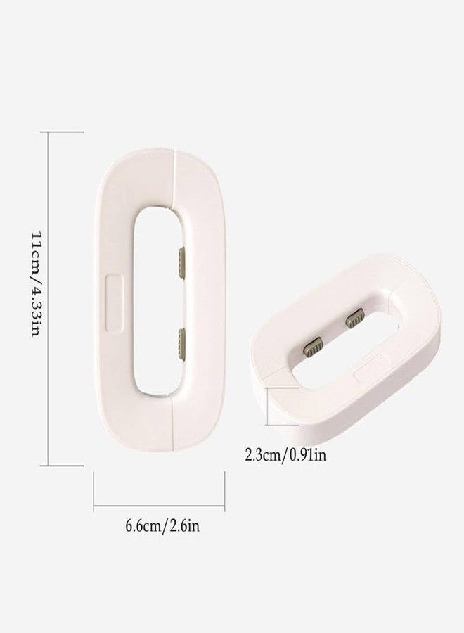 Clickswift®1Pcs Child Safety Refrigerator Door Lock No Drill Fridge Lock for Kids & Pets, Reusable Adhesive Baby Proof Lock for Double Door Cabinets, Freezer, Drawer, Kitchen Appliances Easy Install & Remove - Image 5